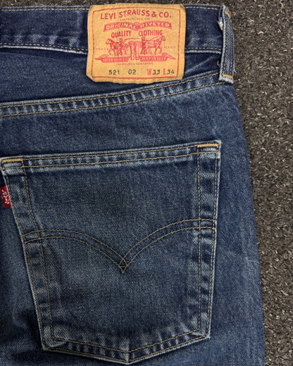 LEVI'S 521 02 RELAXED W33L34