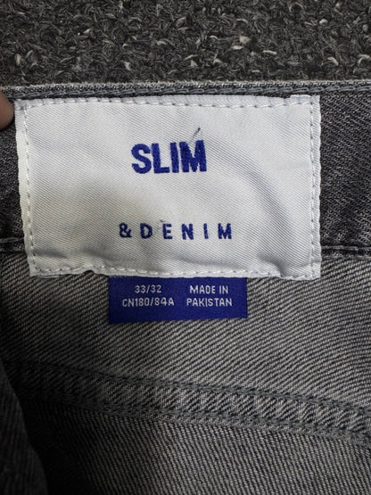 &denim slim w33l32