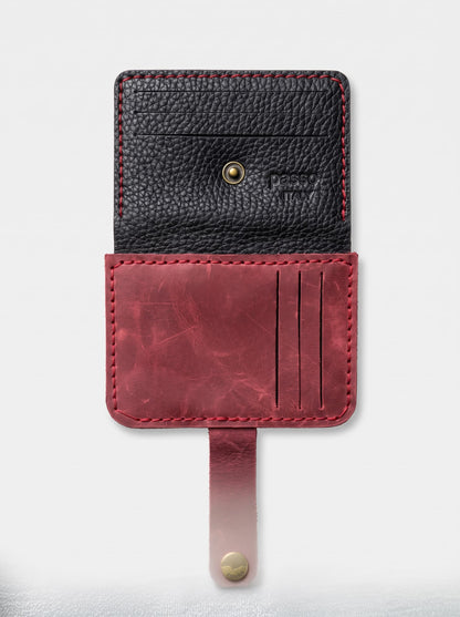 Crazy Horse Leather BUCKLE WALLET