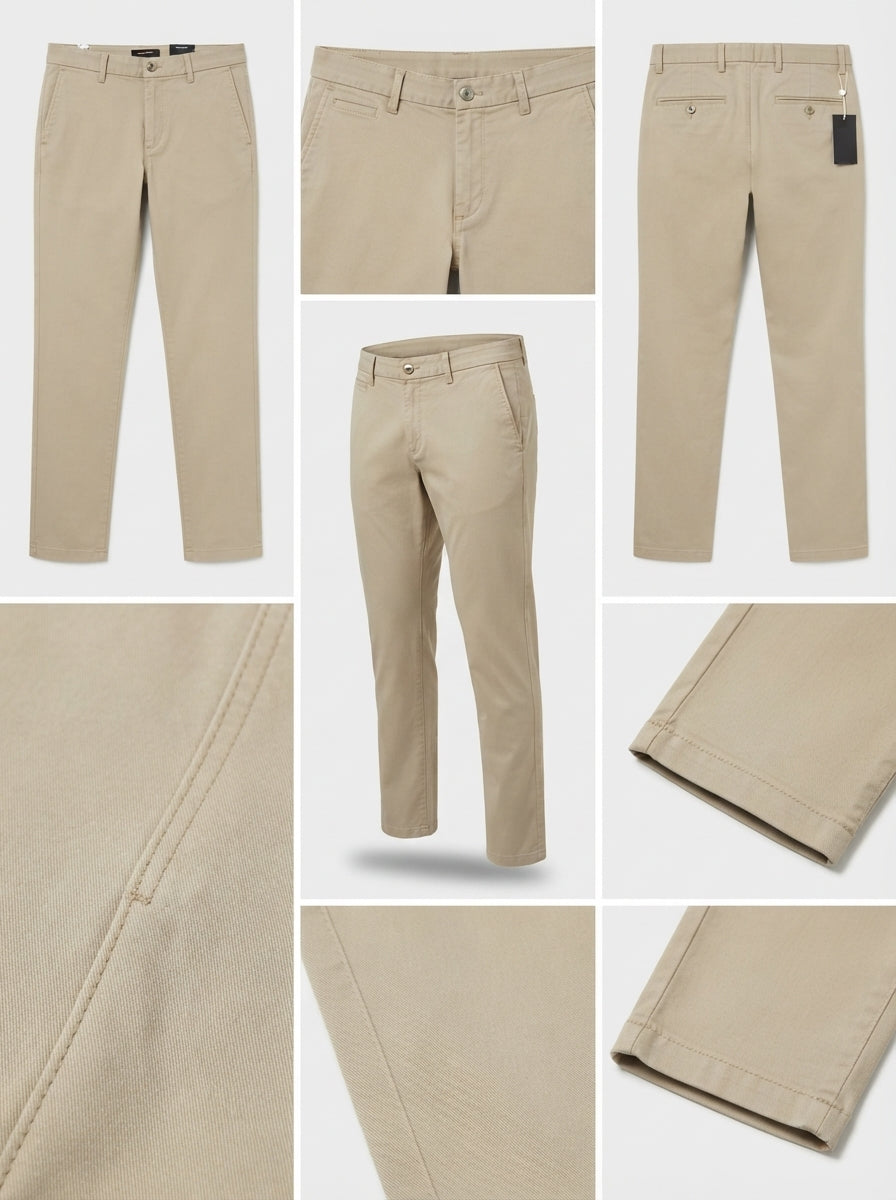 DOCKERS- SLIM - STRETCH - ZIPPER - 31X32