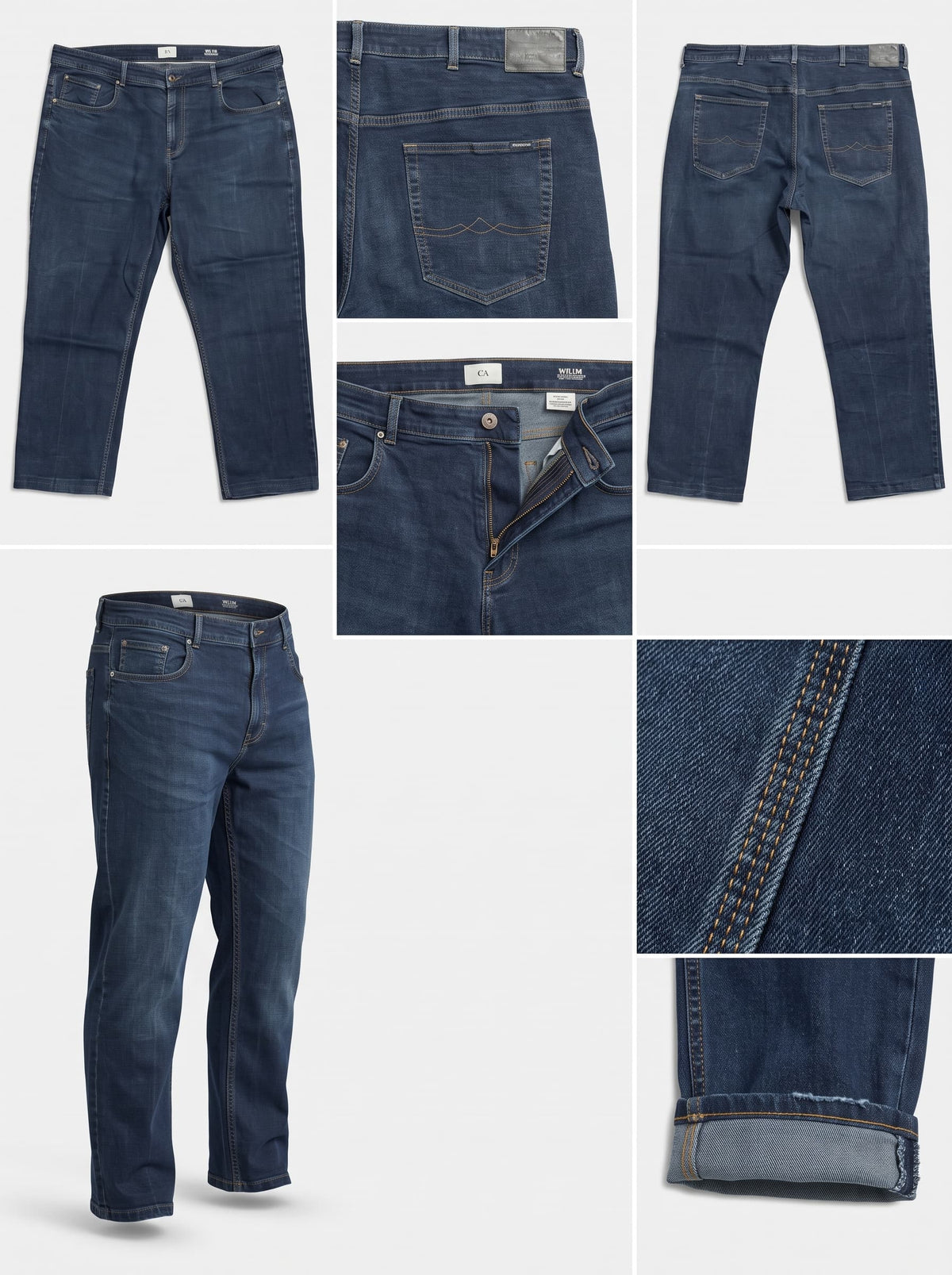 C&A - STRAIGHT - STRETCH - ZIPPER - 44X34