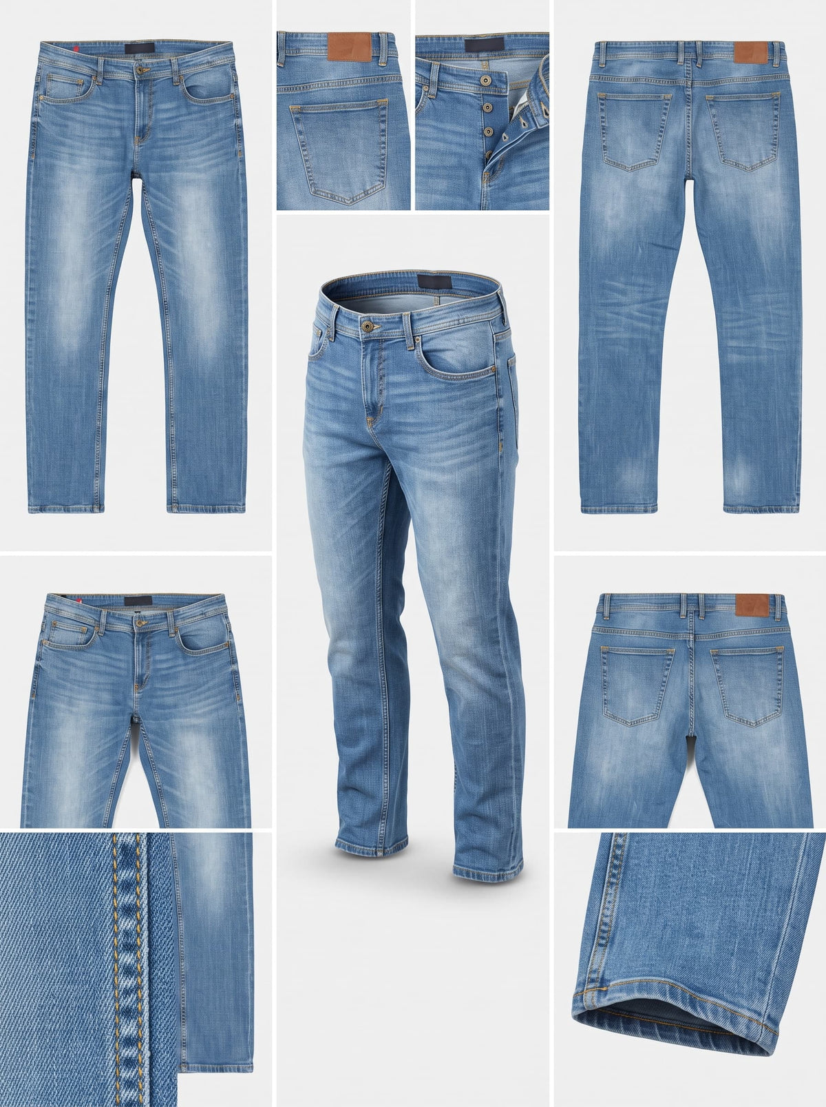 SMOG - REGULAR - STRETCH - ZIPPER - 36X32