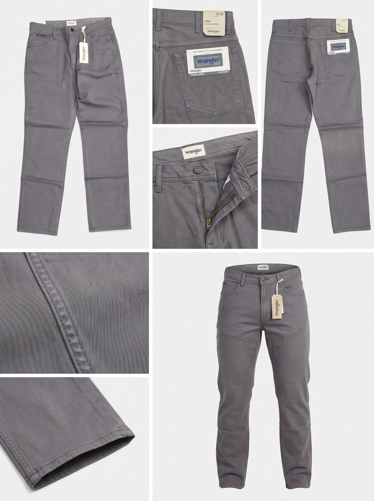 wrangler - straight - stretch - zipper - 32x32