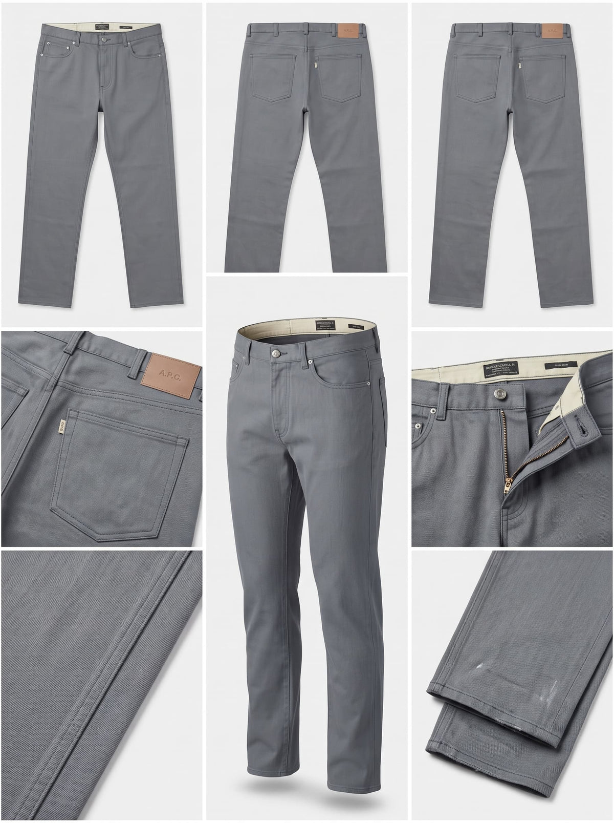 hammond & co - slim - stretch - zipper - 40x32