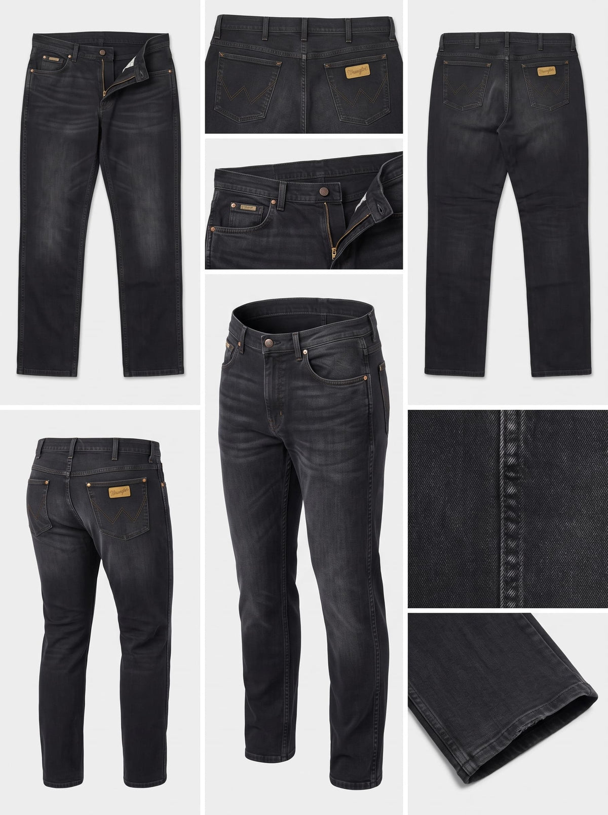 WRANGLER - STRAIGHT - 100%COTTON - 40X34