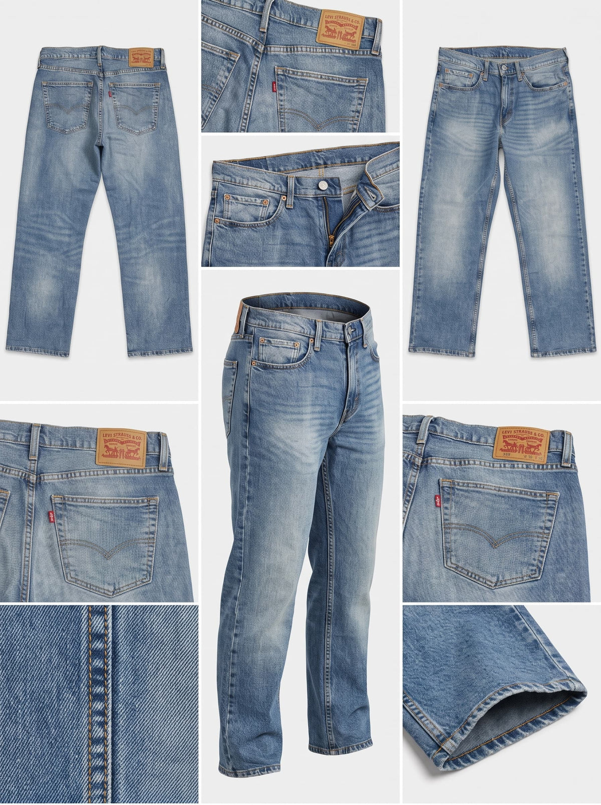 levi's 514 - straight - stretch - zipper - 32x30