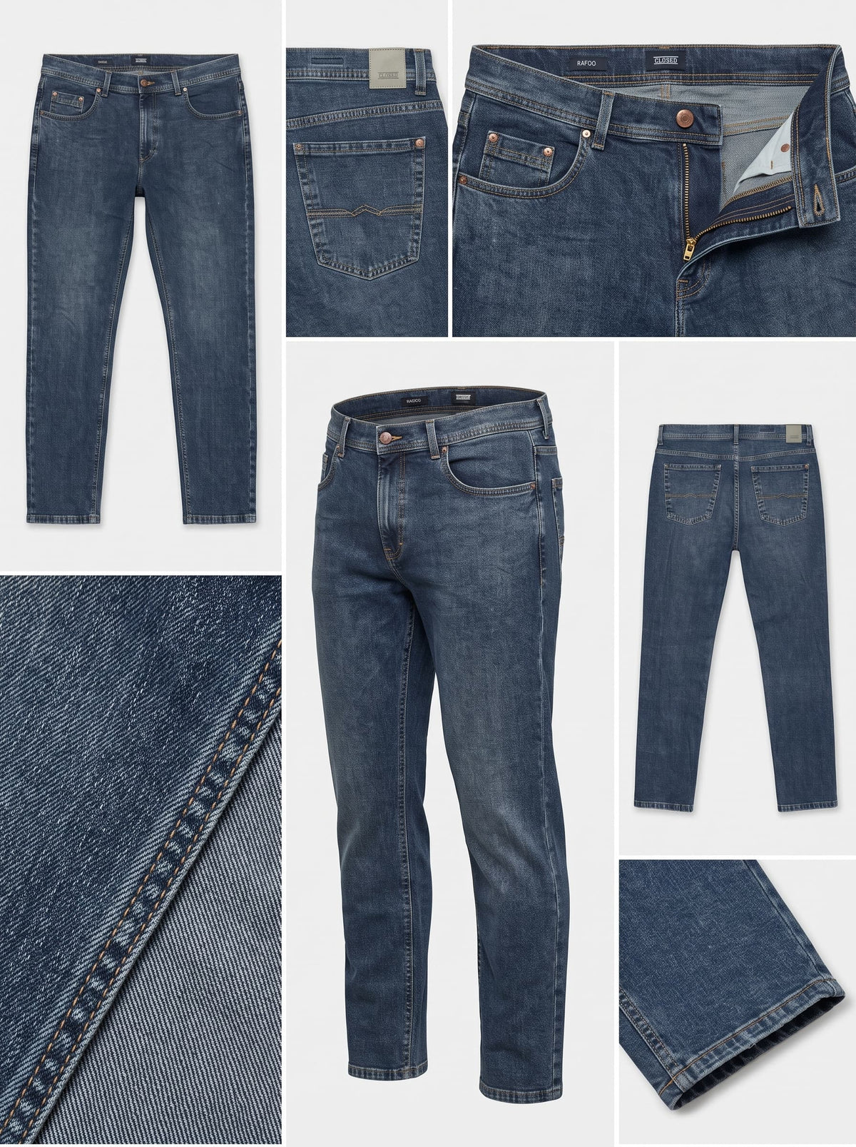 PIONEER - regular - STRETCH - ZIPPER - 38x30