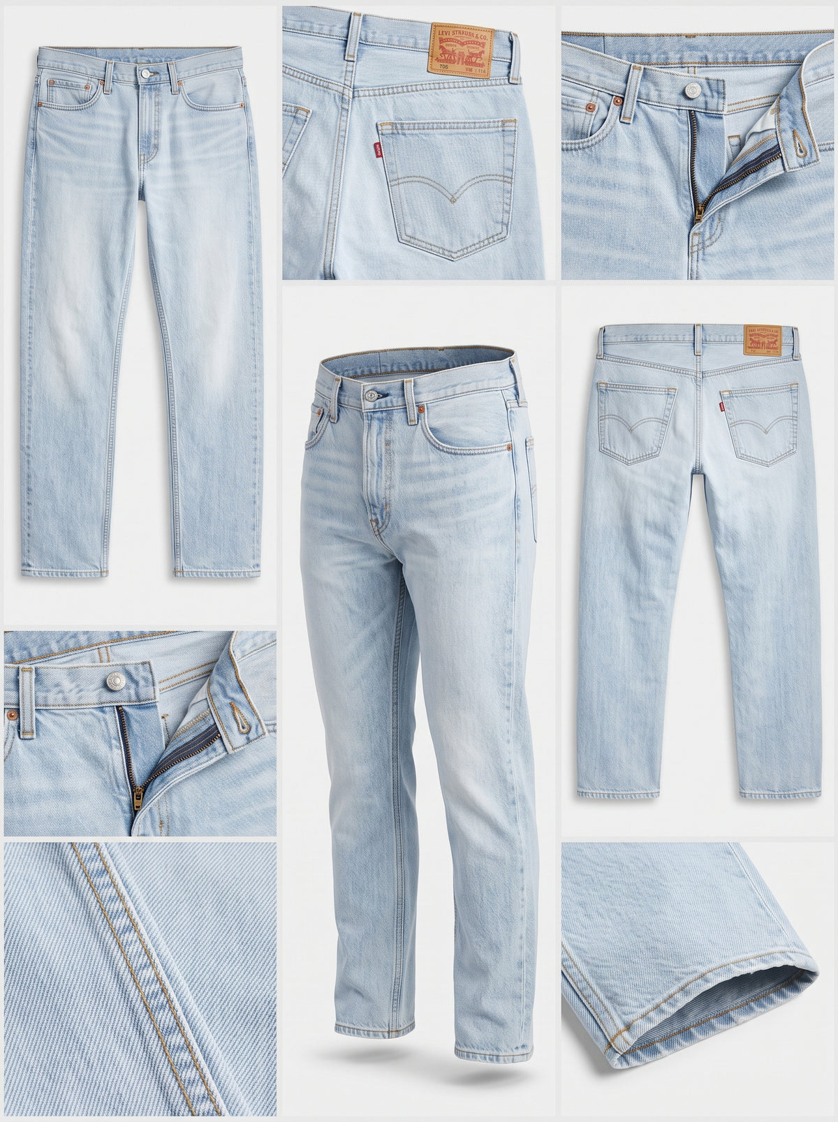levi's 502 - REGULAR - stretch - zipper - 34X32