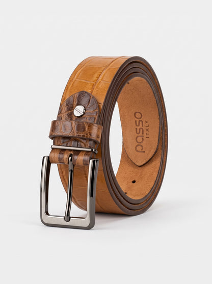 italian leather belt passo