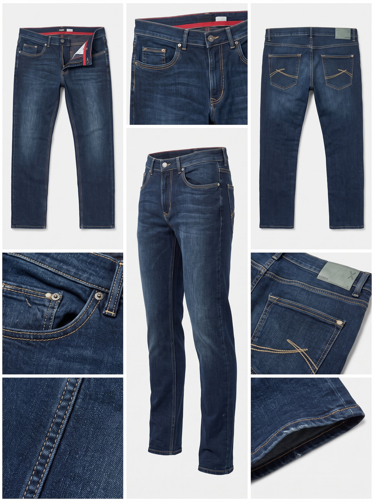 PIONEER - STRAIGHT - STRETCH - ZIPPER - 38X34