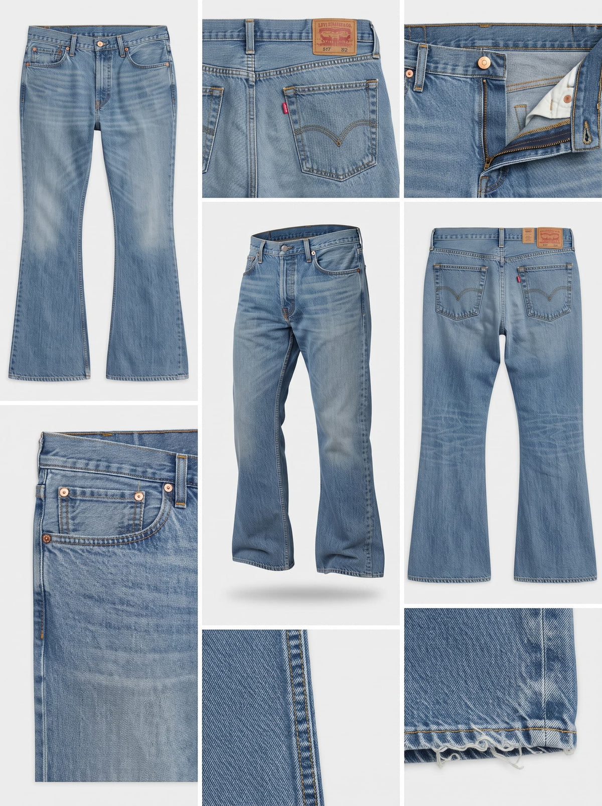 levi's 527 - bootcut - 100%COTTON - Zipper - 38X30