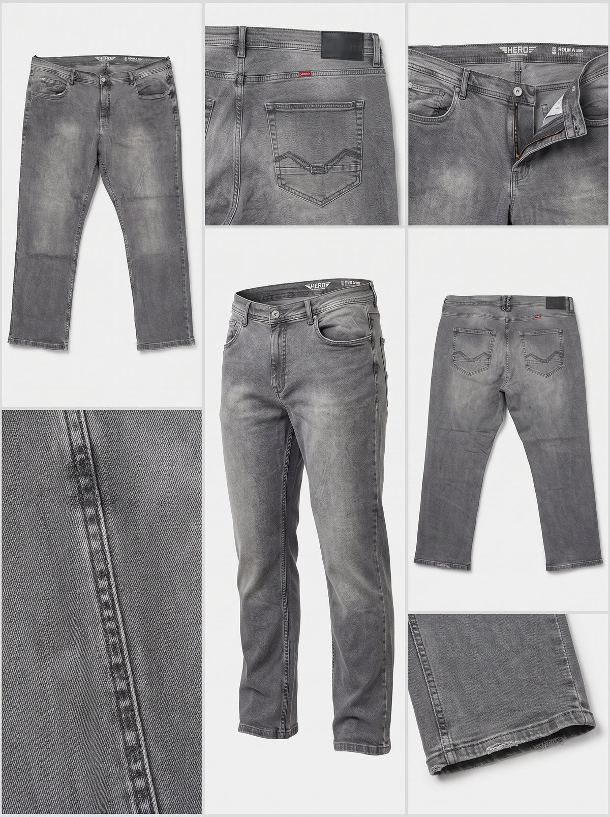 HERO - STRAIGHT - STRETCH - ZIPPER - 46X30