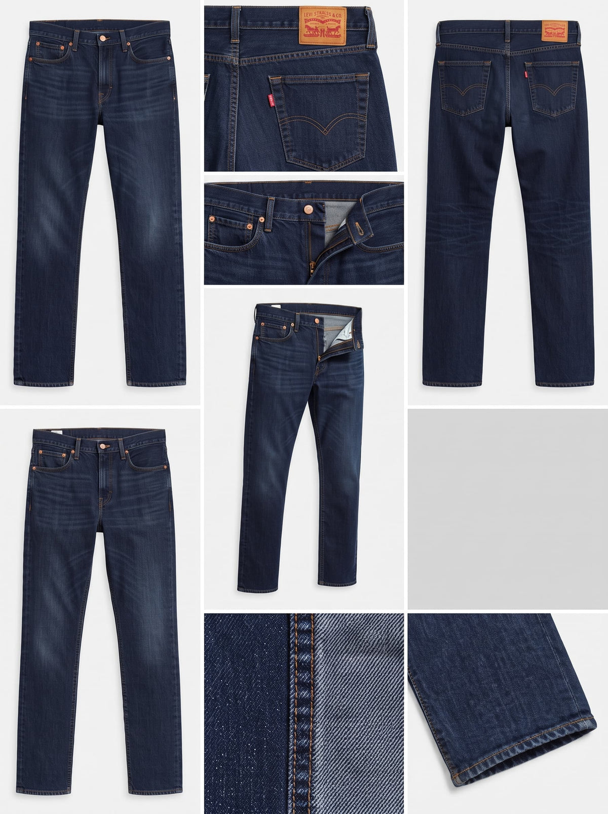 levi's 511 - slim - 100%COTTON - zipper - 34X34