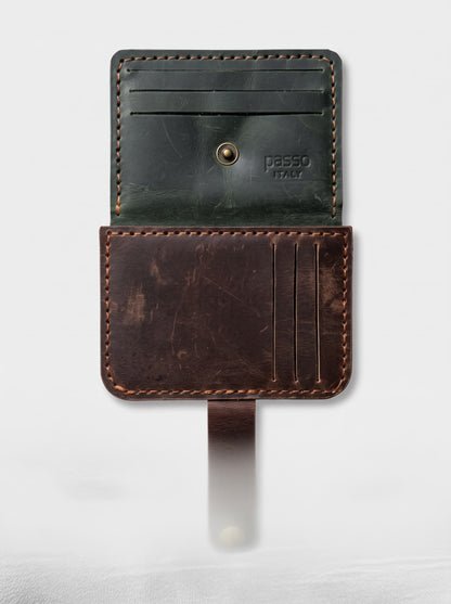 Crazy Horse Leather BUCKLE WALLET