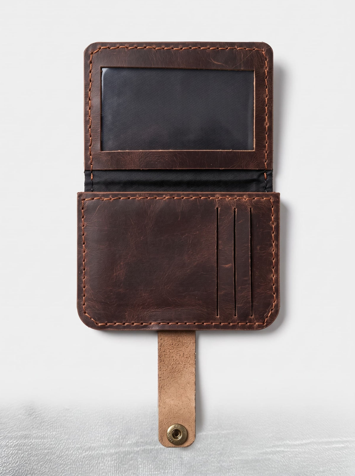 Crazy Horse Leather BUCKLE WALLET