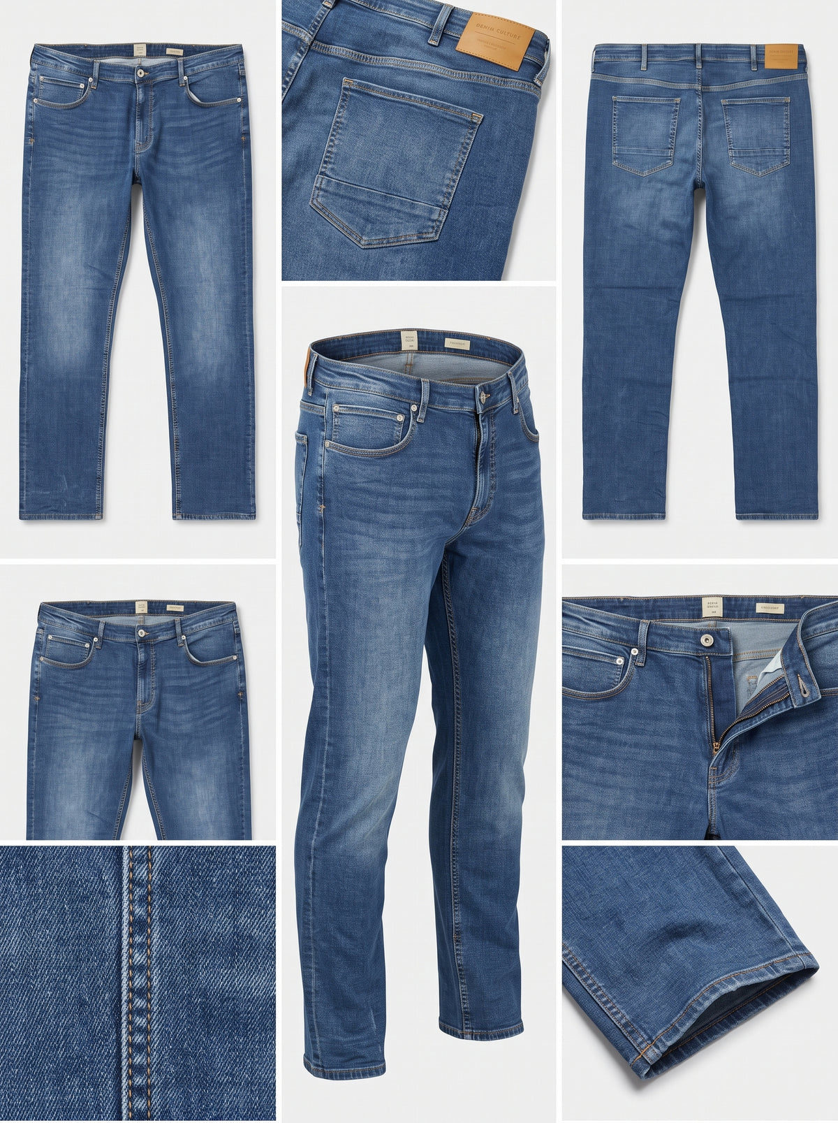 C&A - STRAIGHT - Slim - ZIPPER - 40X32