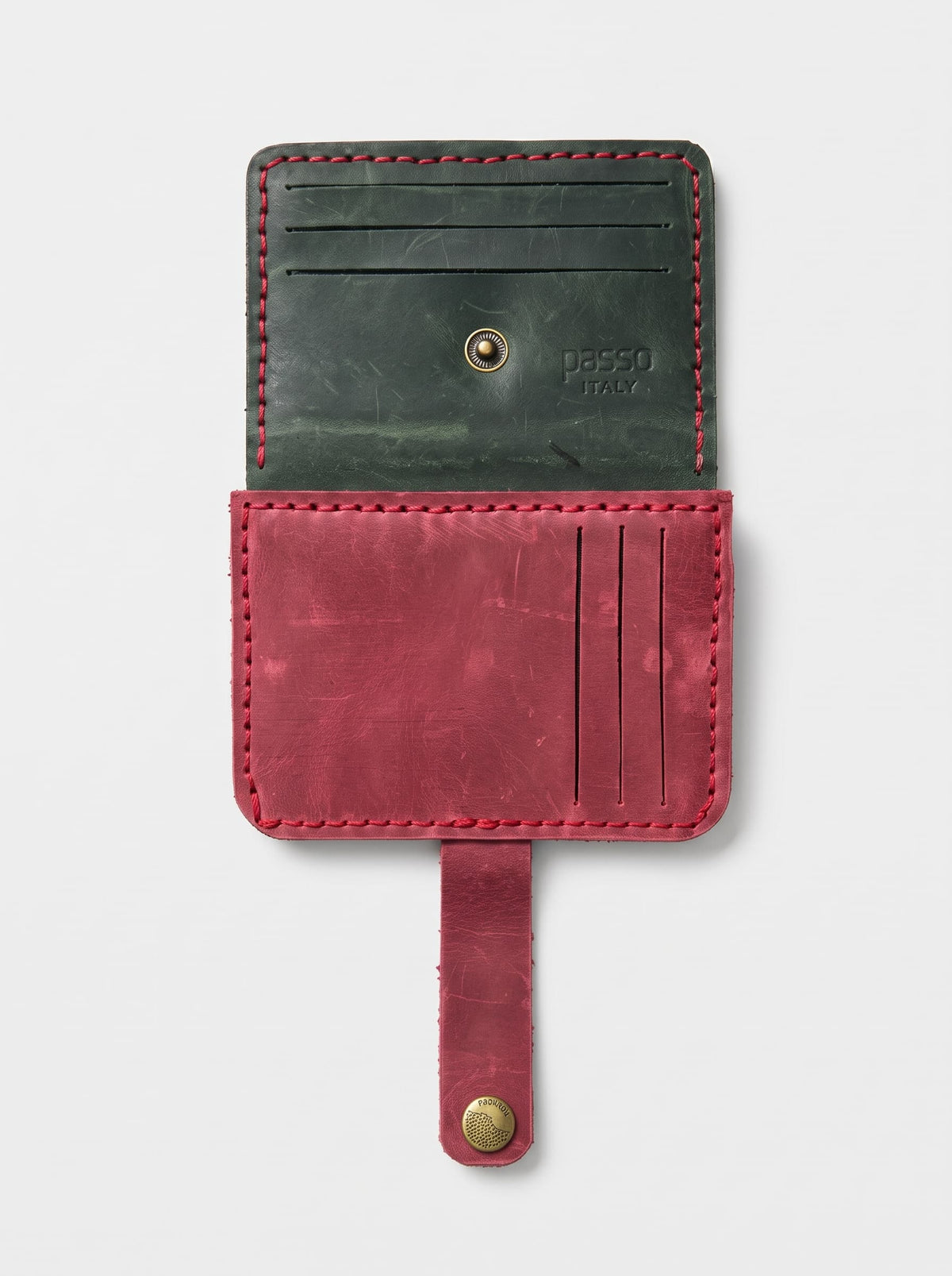 Crazy Horse Leather BUCKLE WALLET