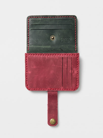 Crazy Horse Leather BUCKLE WALLET