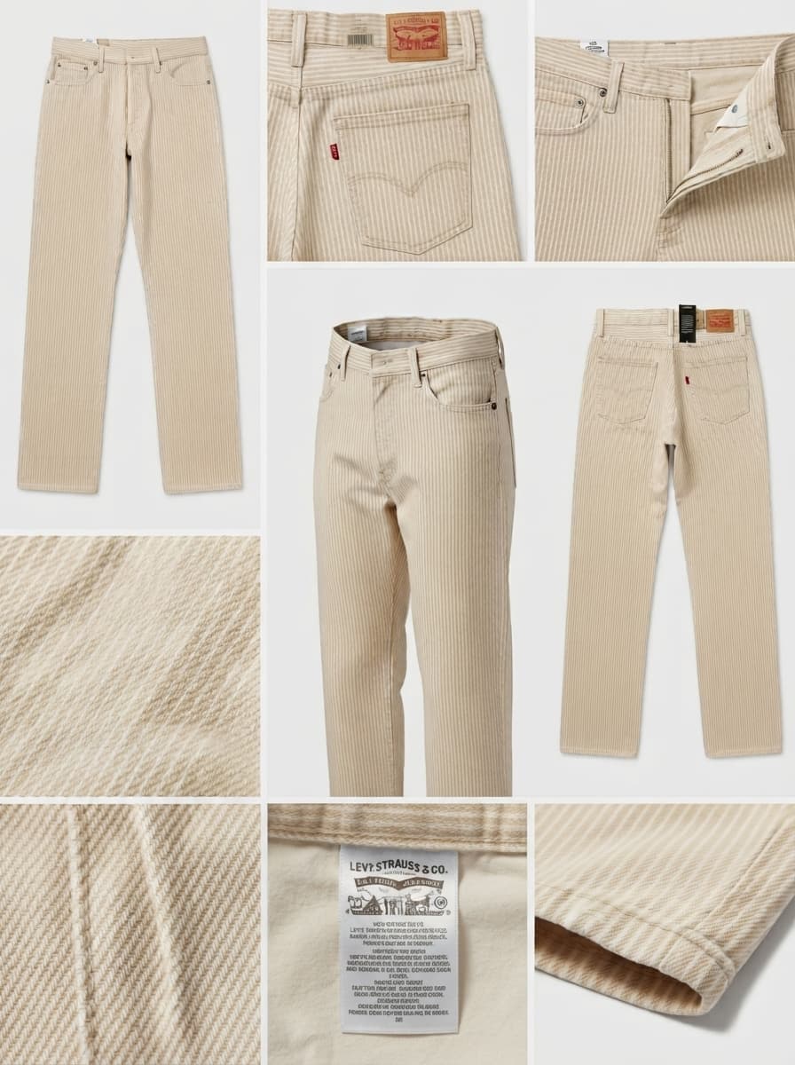 levis - Baggy - 100% cotton - zipper - 26x31