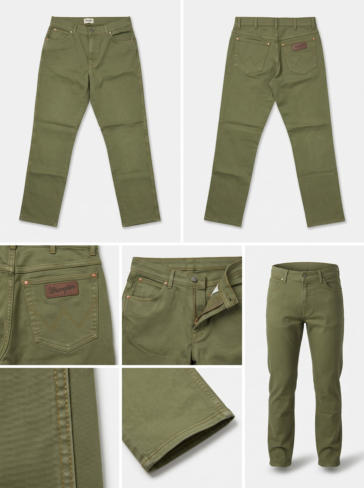 wrangler - TEXAS SLIM - STRETCH - zipper - 33X32