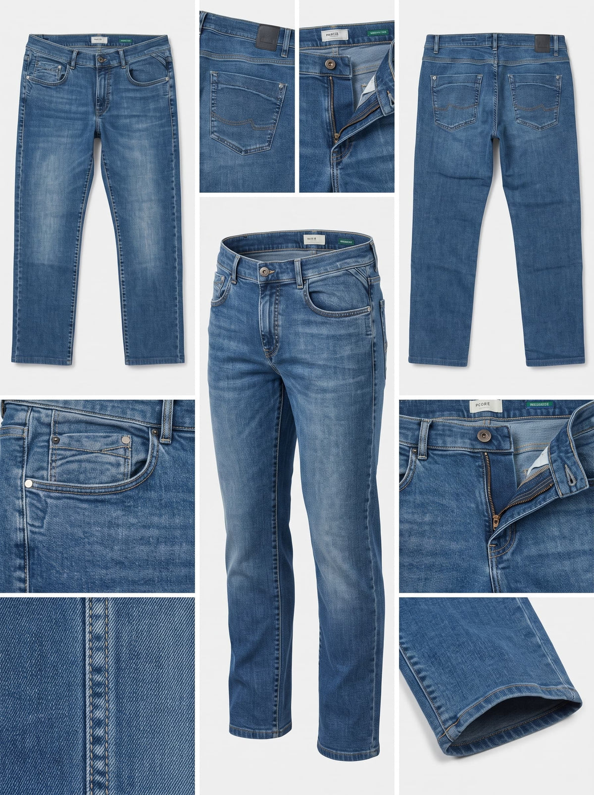 PIONEER - REGULAR - STRETCH - ZIPPER - 36X32