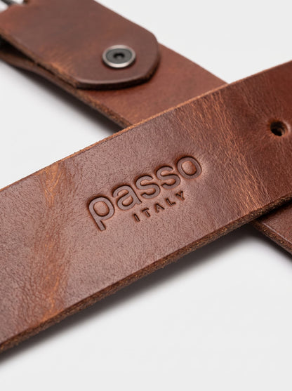 italian leather belt passo