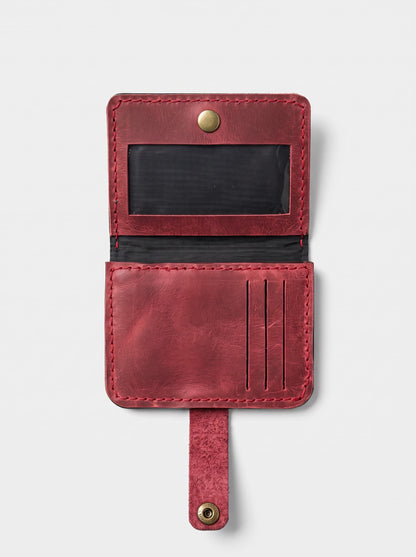 Crazy Horse Leather BUCKLE WALLET