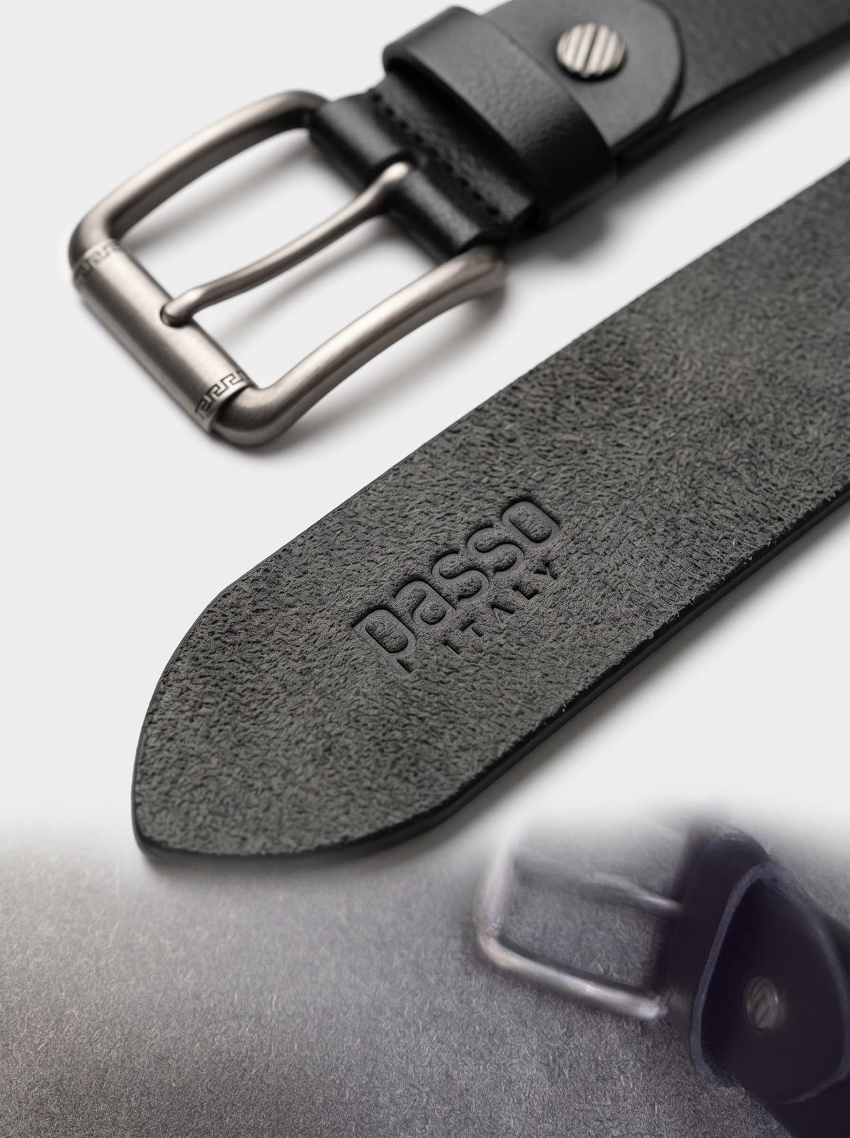 italian leather belt passo