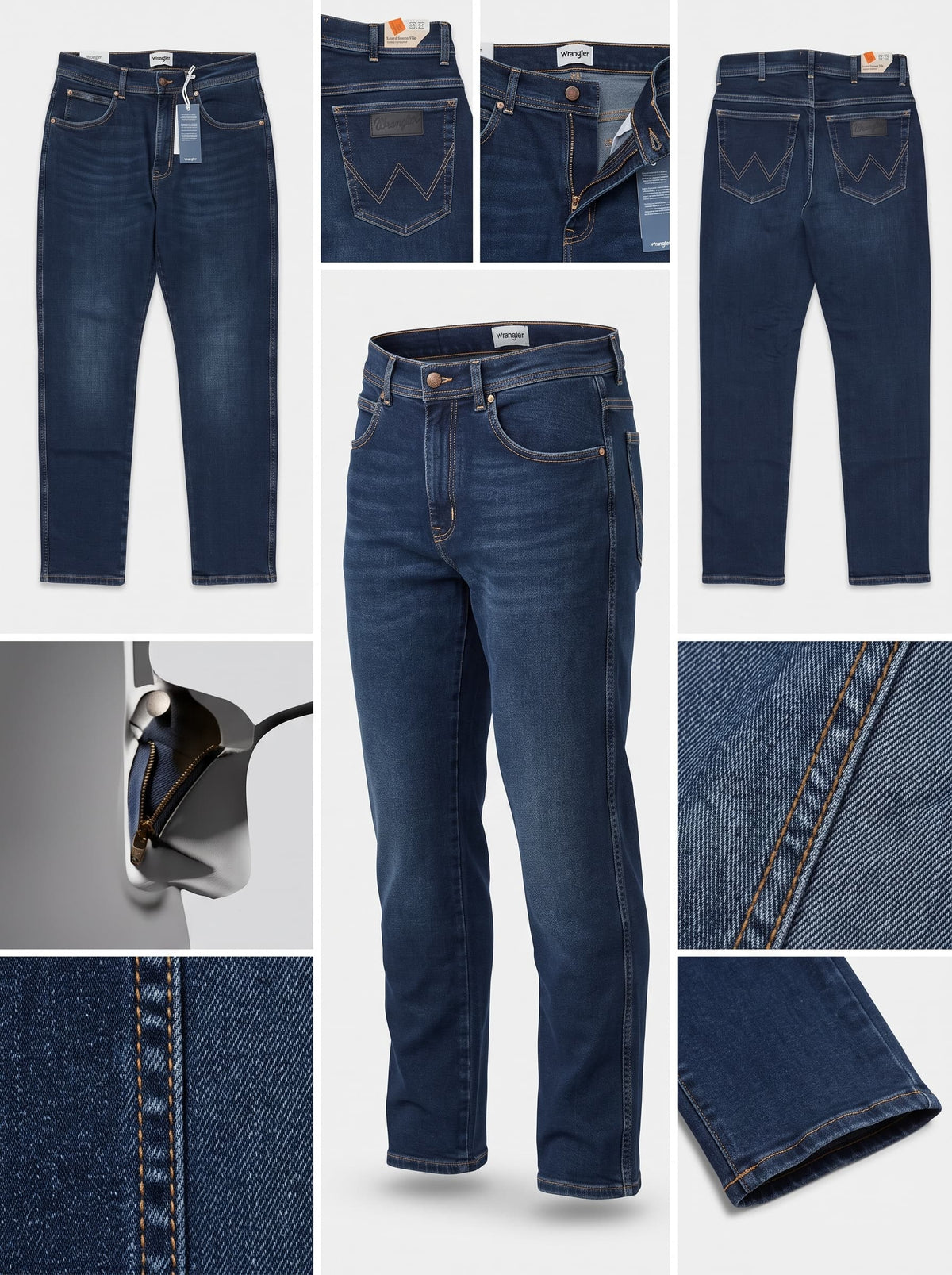 wrangler - TEXAS SLIM - STRETCH - zipper - 34x32