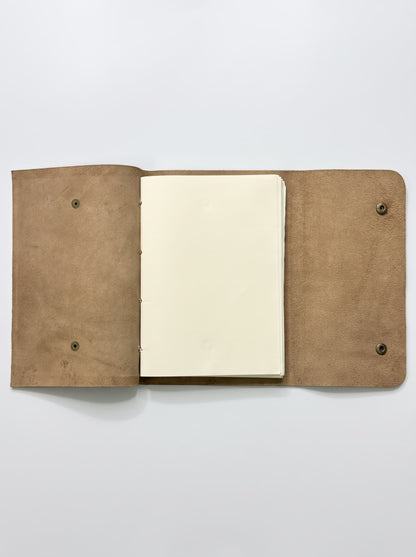 Crazy Horse Leather HAND STITCHED COPY BOOK