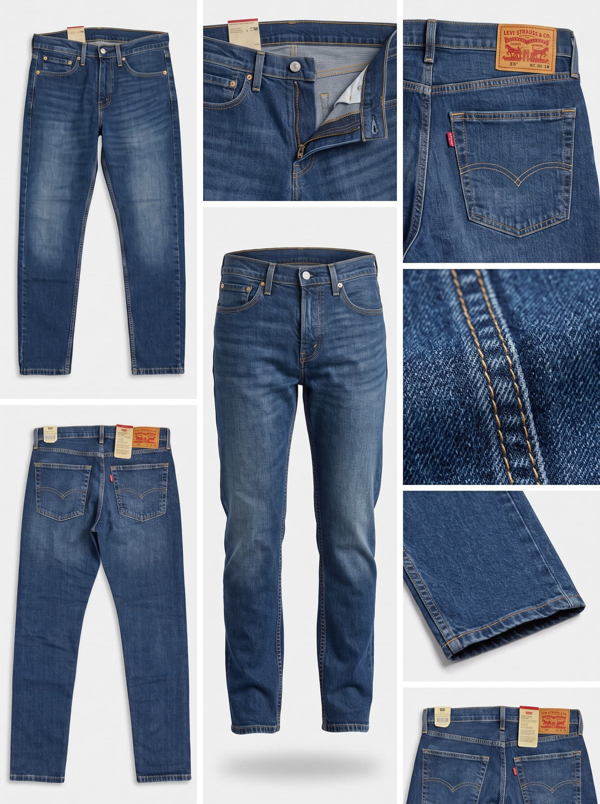 levi's 515  - SKINNY- stretch - zipper - 33X0