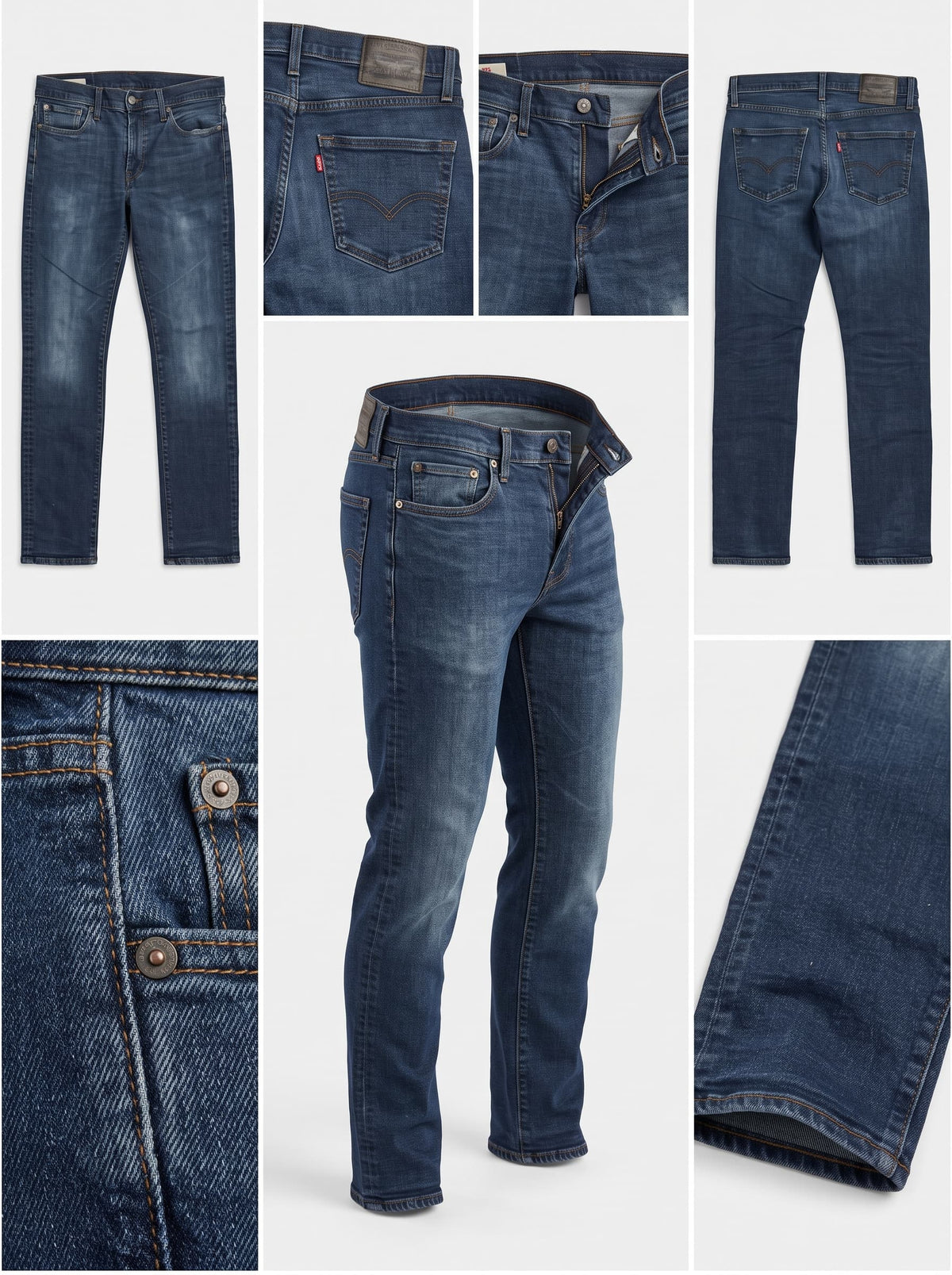levi's 511 - slim - stretch - zipper - 32X32