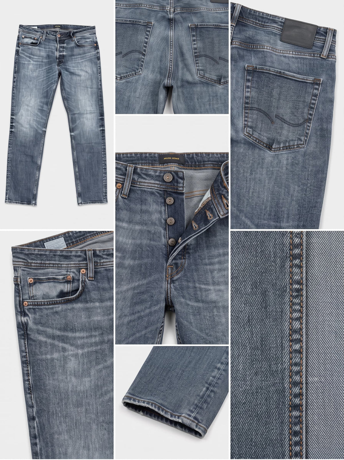 jack&jones- regular - stretch - buttons - 34x32