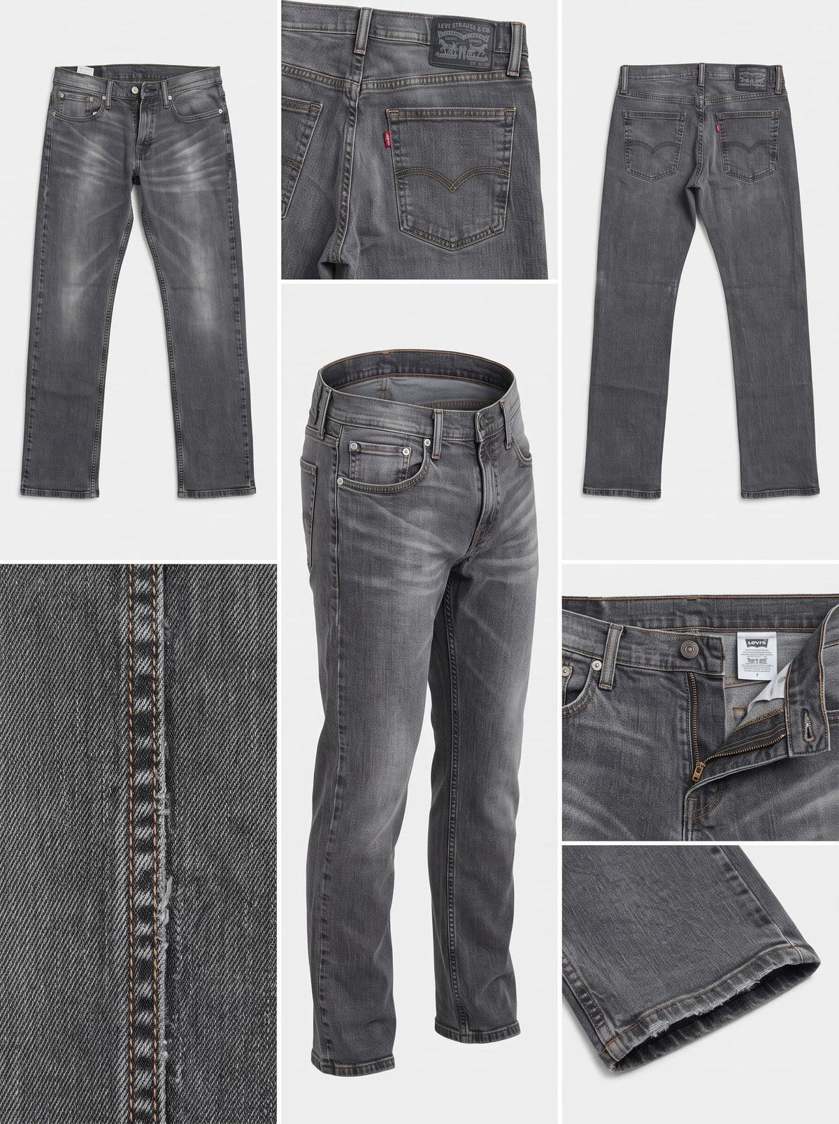 levi's 514 - straight - stretch - zipper - 31x32
