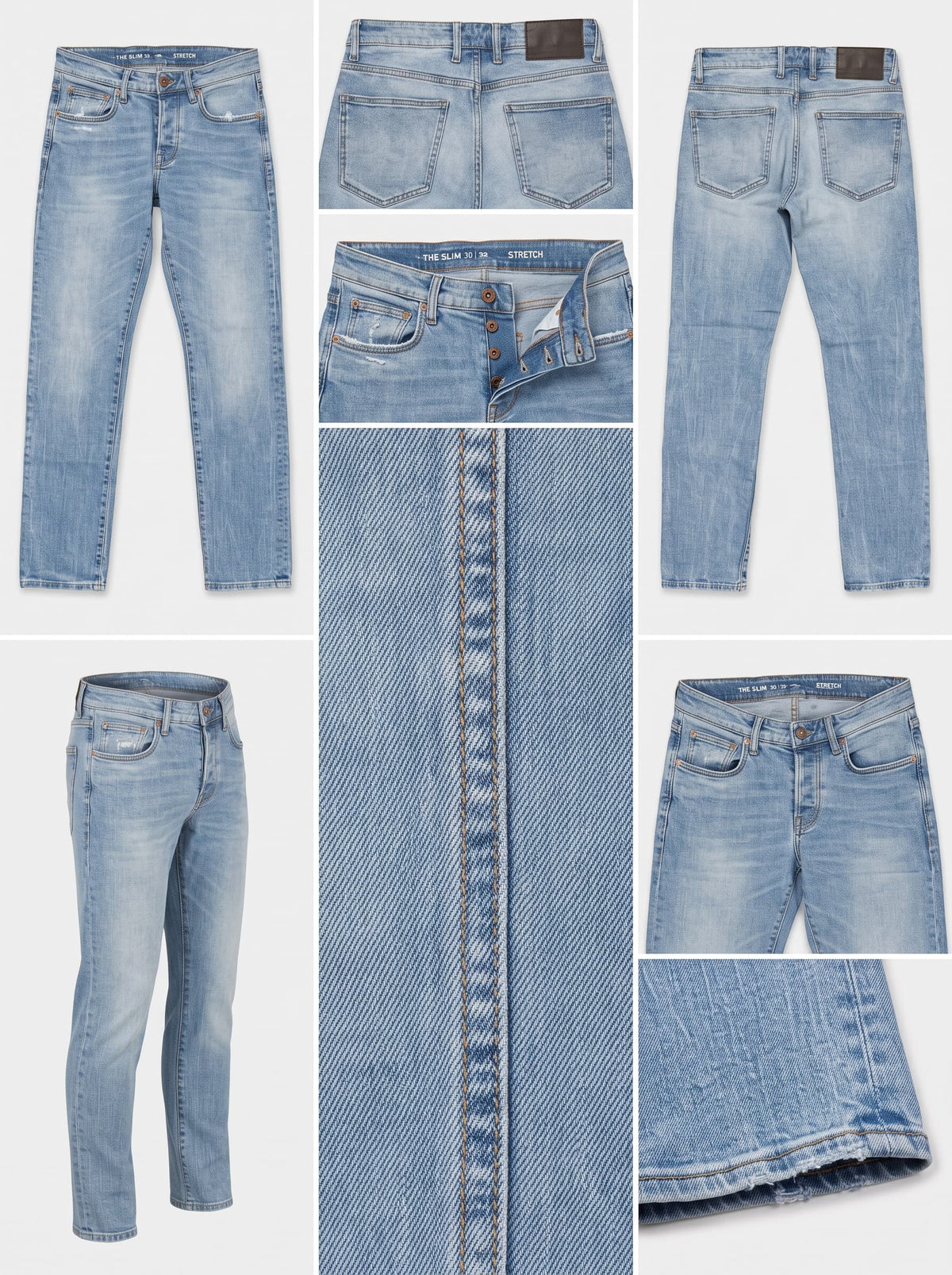 C&A - SLIM - STRETCH - buttons - 30x32