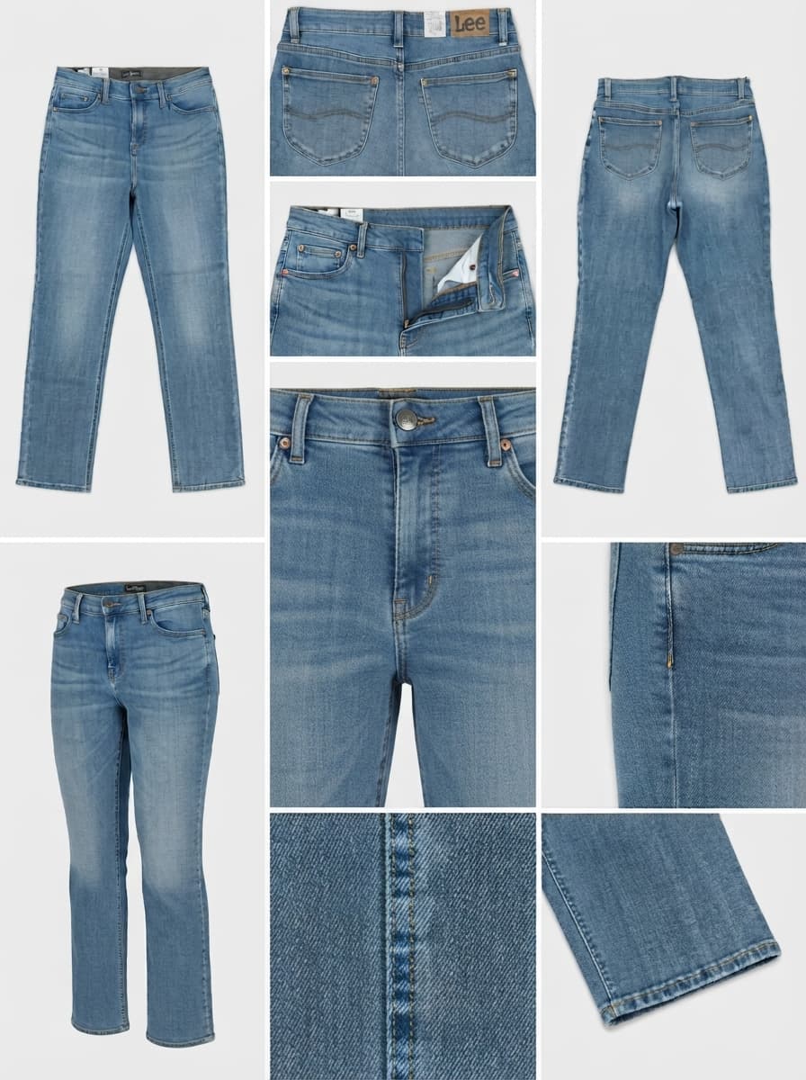 lee - straight - stretch - zipper - 30x32