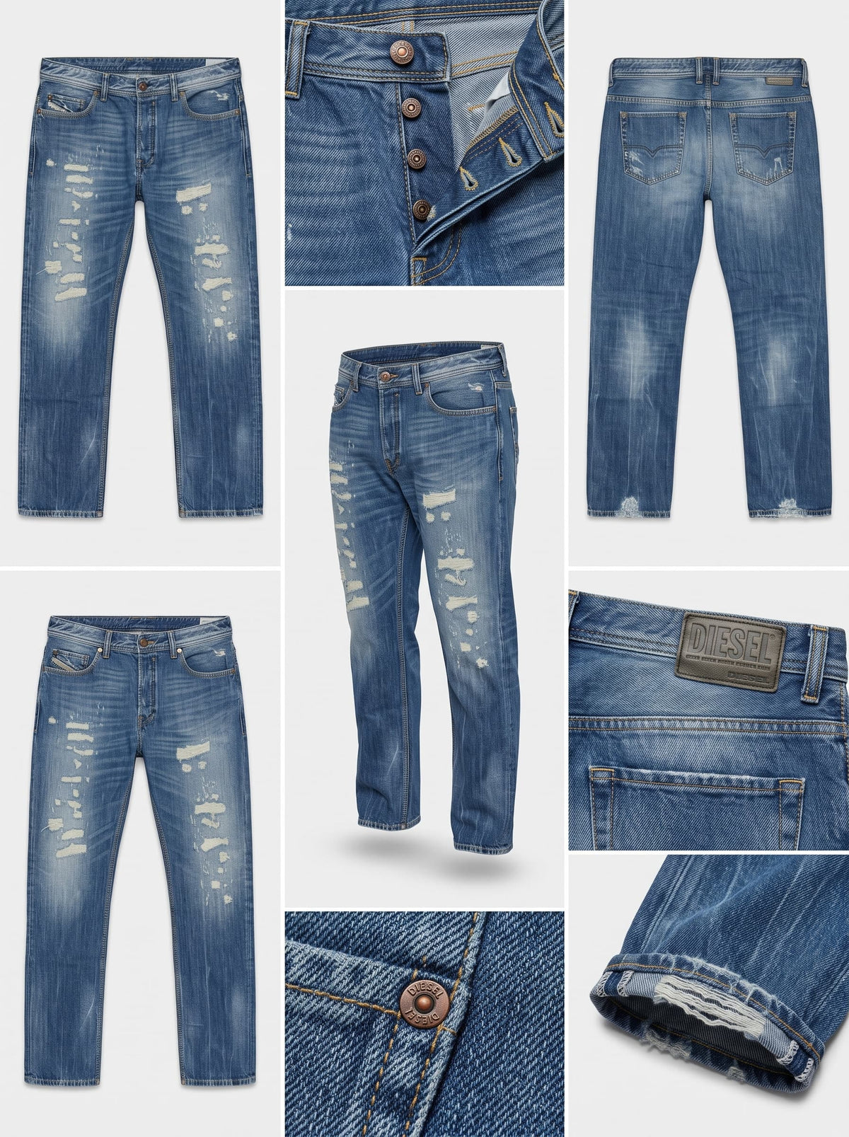 DIESEL SAFADO - STRAIGHT - BUTTONS - 38X32