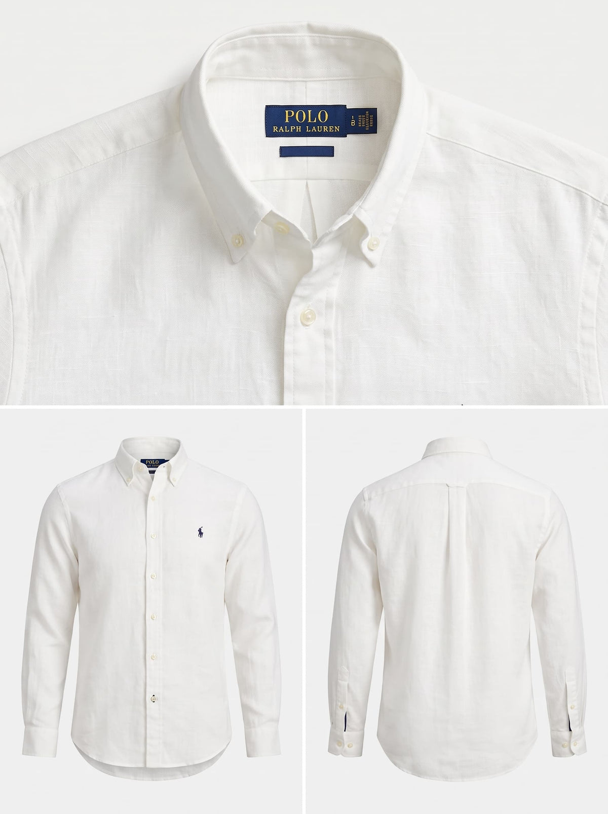 polo ralph lauren linen white