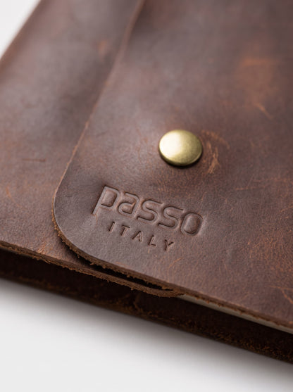 Crazy Horse Leather HAND STITCHED COPY BOOK
