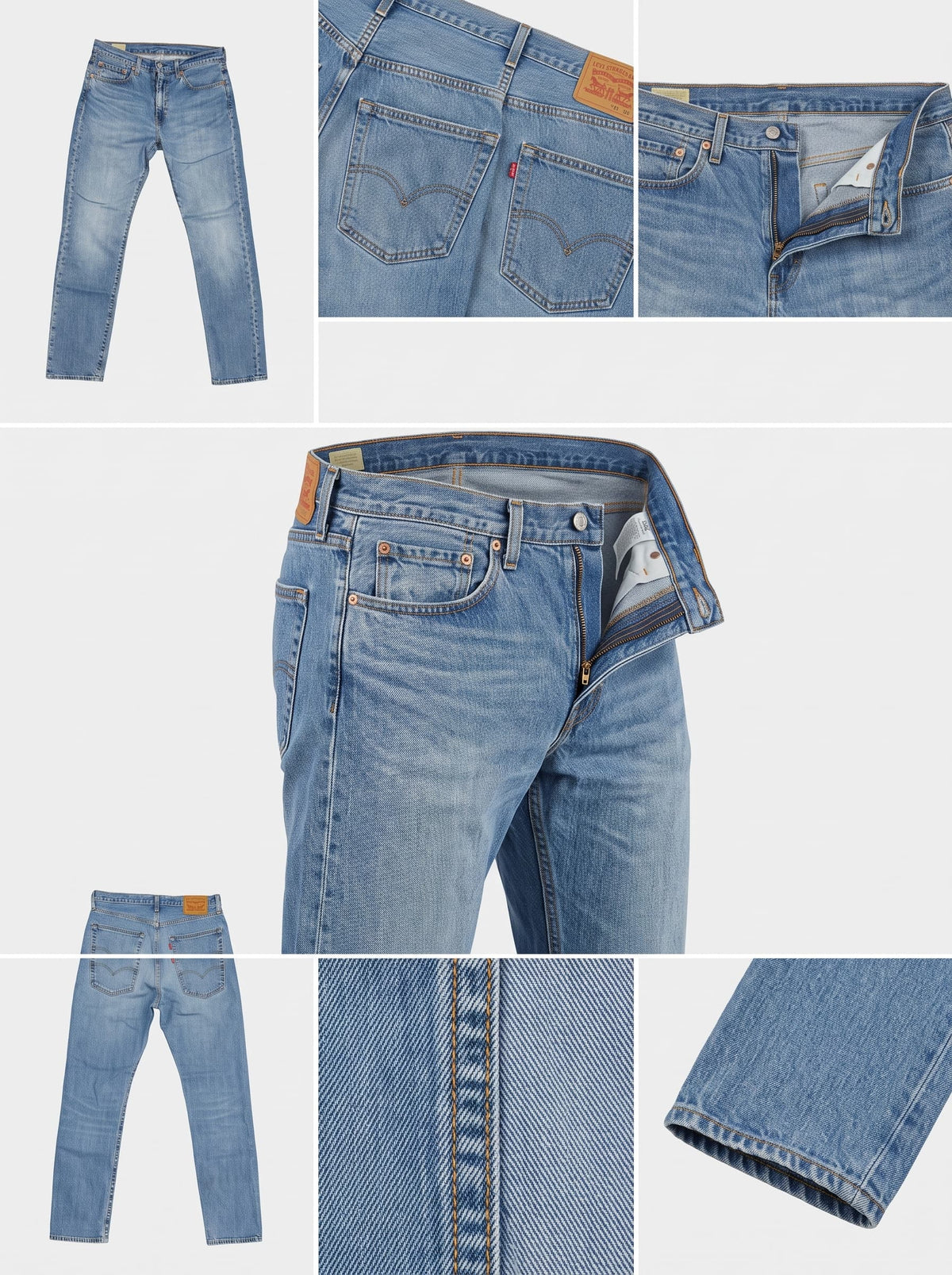 levi's 502 - REGULAR - stretch - zipper - 32X32