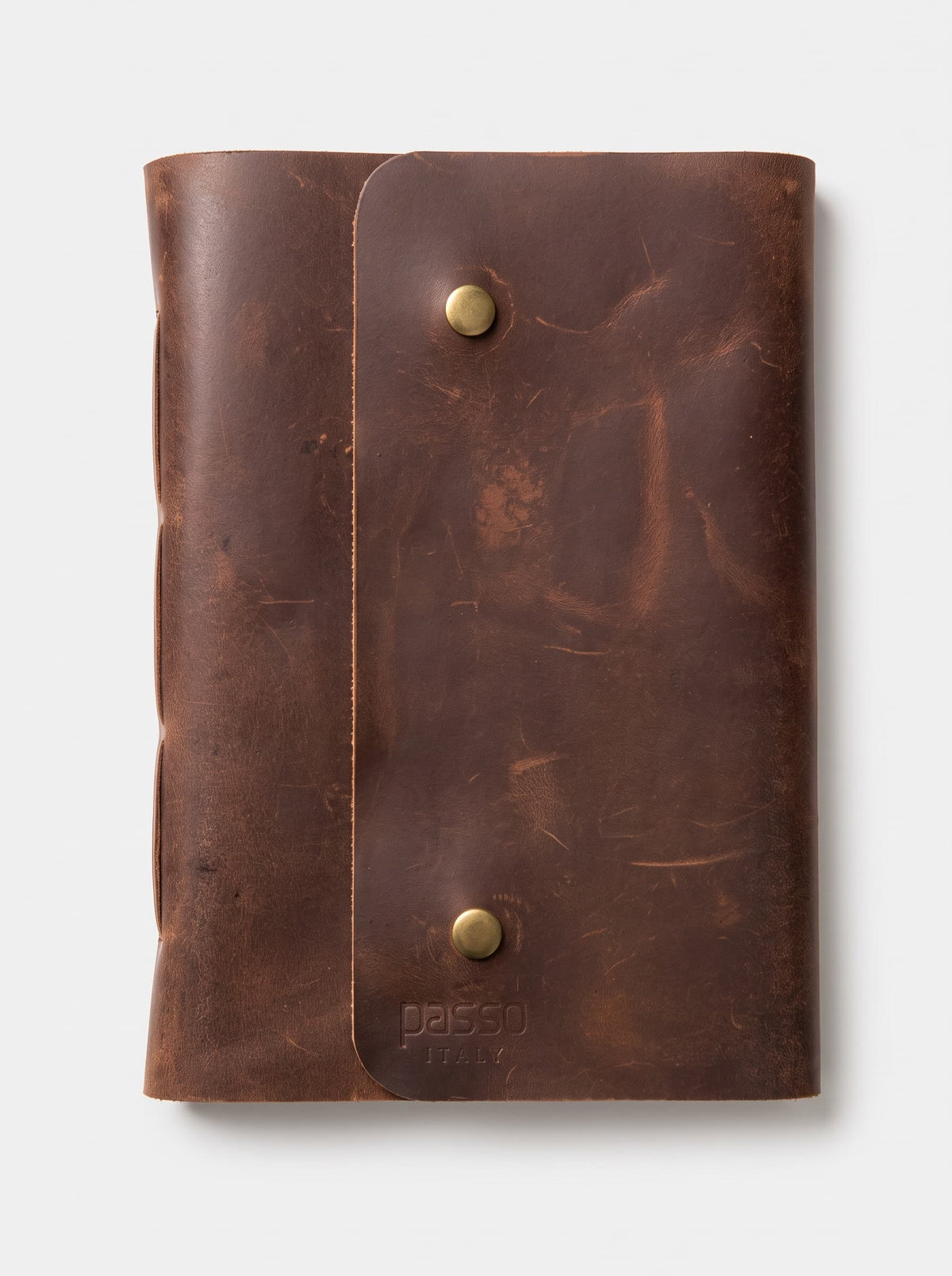Crazy Horse Leather HAND STITCHED COPY BOOK