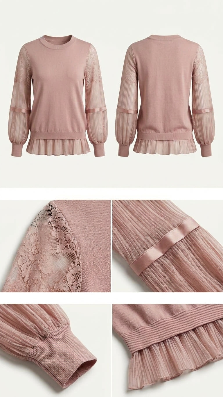 Pink Sweater - L