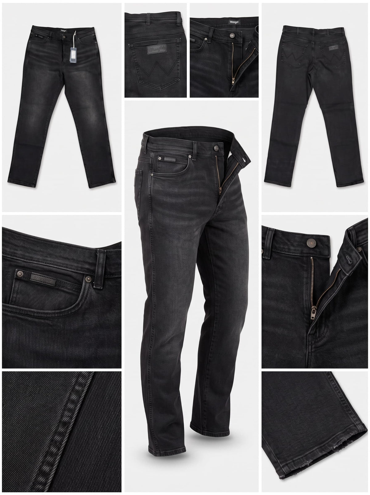 WRANGLER - TEXAS SLIM - STRETCH - ZIPPER - 38X34