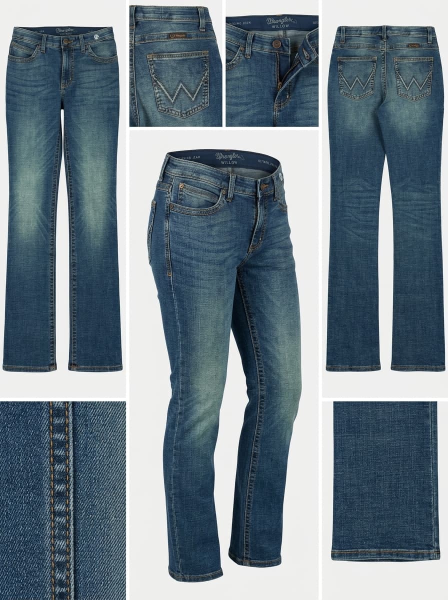 wrangler - straight - stretch - zipper - 28x30