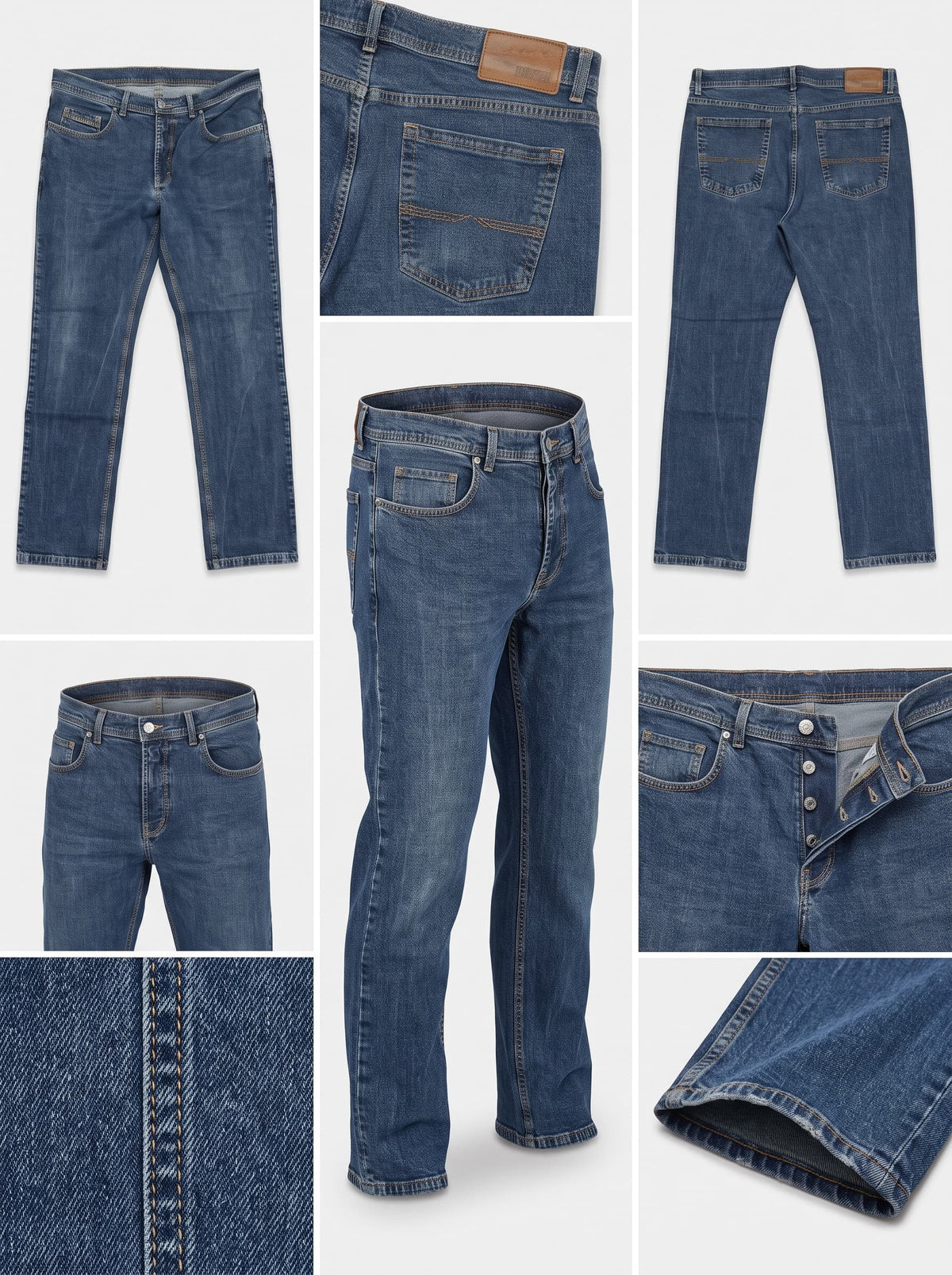 PIONEER - STRAIGHT - STRETCH - ZIPPER - 38X30