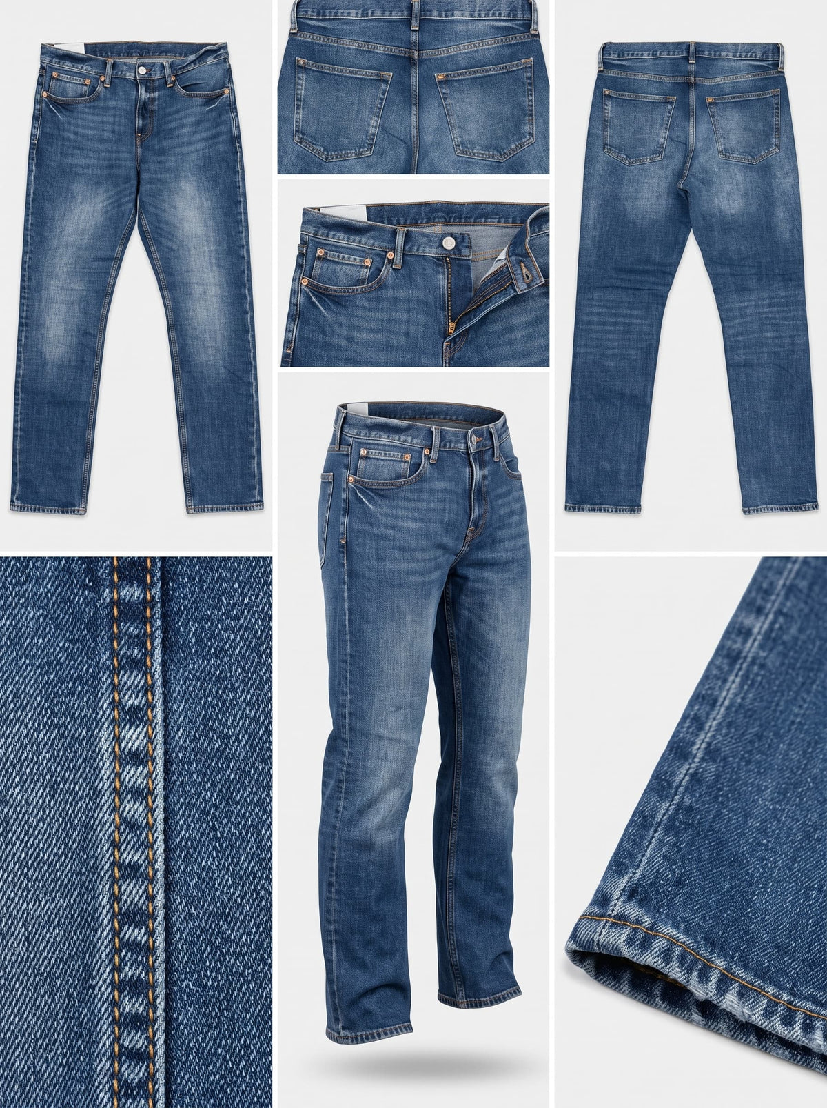 &denim - slim - stretch - zipper - 32x32