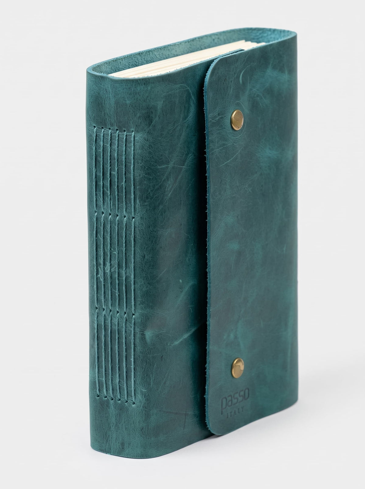 Crazy Horse Leather HAND STITCHED COPY BOOK