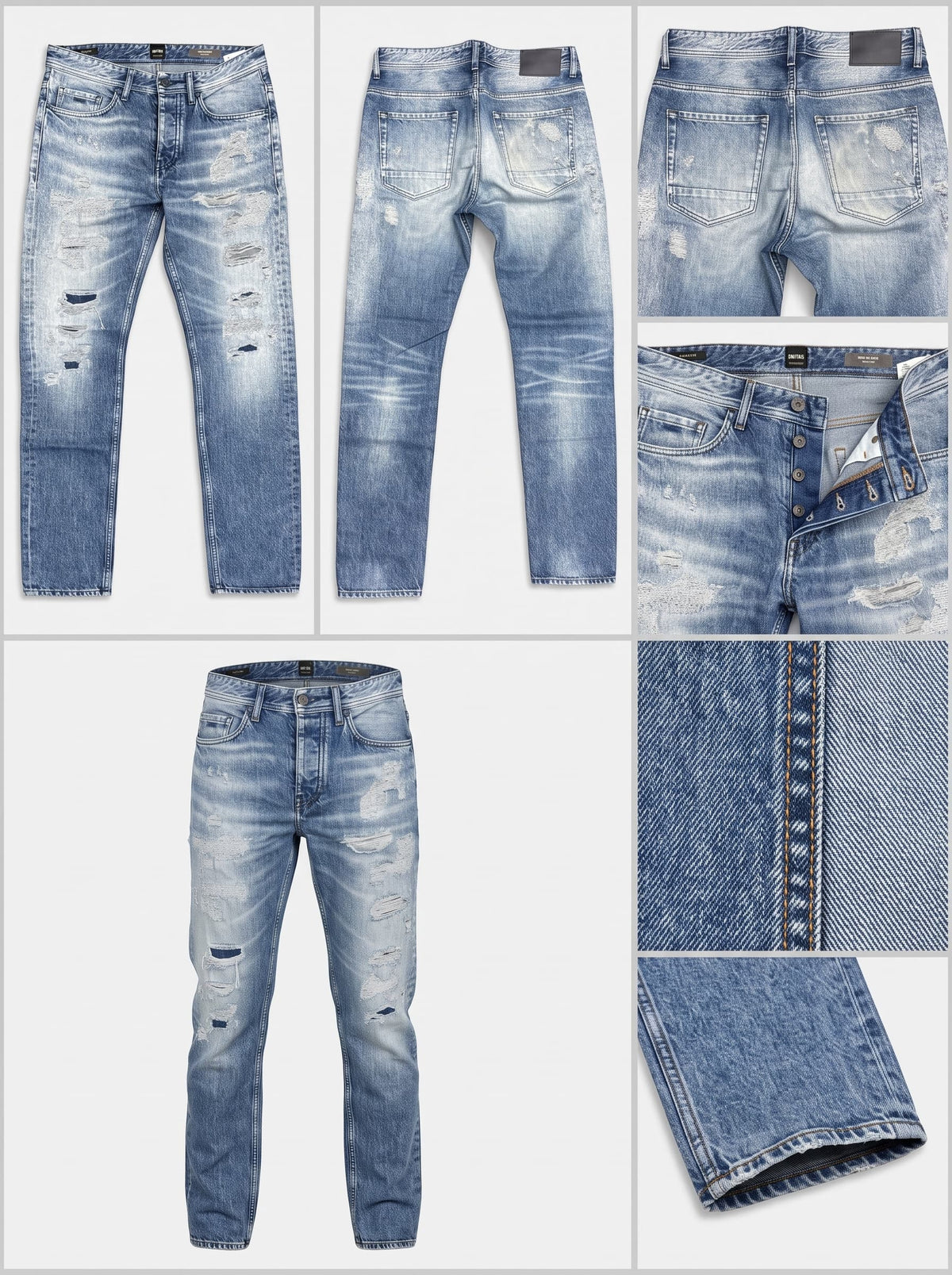 hugo boss - slim - 100%cotton - buttons - 31x32