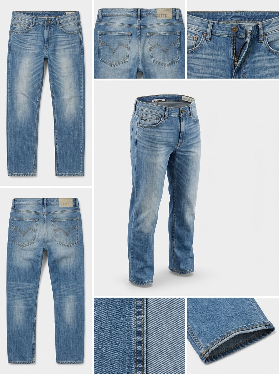TOM TAILOR - Regular - 100%COTTON - ZIPPER - 34X34