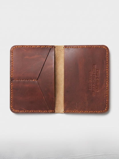 Crazy Horse Leather PASSPORT Wallet